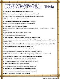 Know It All Trivia Etsy Trivia Questions And Answers Funny Trivia Questions Know It All