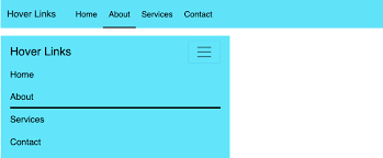Five different classes for thin, thick, offset, gradient and reverse are defined in the html and then are styled in the css. Bootstrap Navbar Underline Animation On Hover Coding Yaar