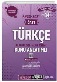 Yüzde 90 a varan indirimlerle ve sürpriz hediyeleriyle tüm kpss, dgs, ales, öabt, aöf, yks, lgs ve diğer sınavlara hazırlık kitaplarını %100 güvenli ödeme, 9 taksit, ücretsiz kargo ve kapıda ödeme ile satın alabilirsiniz. 2021 Kpss Oabt Turkce Video Destekli Konu Anlatimli Pegem Yayinlari 9780202000244