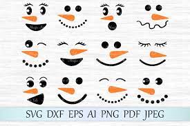 Free Snowman Svg Snowman Faces Svg Christmas Svg Happy New Year Svg Crafter File Snowman Faces Printable Snowman Faces Christmas Svg