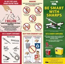 Sharps container label printable labels warning signs biohazard receptacle waste disposal needles syringes. 7 Safe Sharps Disposal Ideas Visual Learning Sharp Health Care
