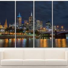 Buy melbourne skyline canvas prints designed by millions of independent artists from all over the world. 4 Panels Large Size Melbourne Skyline Design Creative Colorful Landscape Hd Print Canvas Beautiful Citycape Night Light Wall Decoration Living Room Decor For Me In 2021 Skyline Design Colorful Landscape Philadelphia Wall Art