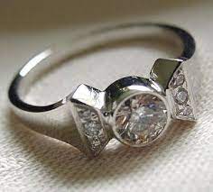 14k White Gold Horseshoe Nail Ring With Diamonds Horseshoe Nail Horseshoe Nail Art Horse Jewelry