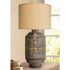 Browse our range of lamp shades in different colours and designs here at homebase. Jamie Young Caisson Extra Large Gun Metal Table Lamp 1n915 Lamps Plus