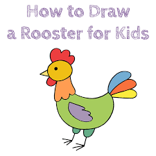 What goes up and doesn't come back down? How To Draw A Rooster For Kids How To Draw Easy