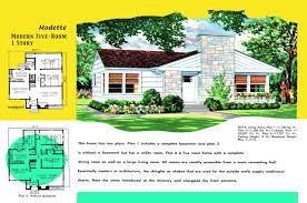 Like a bright, all pink bathroom. 1950s House Plans For Popular Ranch Homes