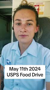 USPS Food Drive. May 11th 2024 #usps #fooddrive