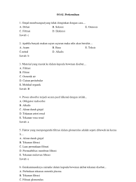 Kelas 9 smp bahasa indonesia kurikulum 2013 semester 1 dan 2. Soal Perkemihan Pdf