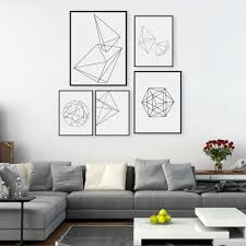 Black And White Geometric Art Prints Modern Nordic Minimalist Black White Geometric Shape A4 Large Art Prints Poster Abstract W Minimalist Wall Decor Minimalist Home Decor Modern Abstract Wall Art