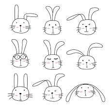 Cute Bunny Clipart Cute Animal Clipart Rabbit Clipart Etsy Rabbit Clipart Cute Animal Clipart Bunny Drawing