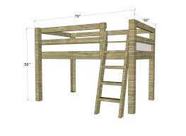 The stairs going up to the loft area. Free Woodworking Plans To Build A Twin Low Loft Bunk Bed The Design Confidential