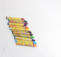 Wholesale Non-Toxic 12 Colors Wax Crayon Set in Bulk for Children