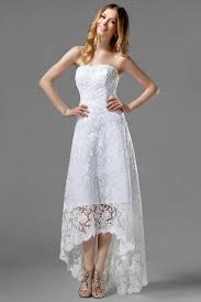 Lace Hi Lo Hi Low Wedding Dress Wedding Dresses High Low Short Wedding Dress