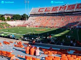 Clemson Memorial Stadium Seating Chart Map Seatgeek