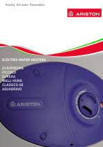 Ariston andris r 10l under sink water heater 2kw is rated 4.5 out of 5 by 10. Water Heater Ariston Pdf Catalogs Documentation Brochures
