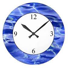 1 © sport ©ensgplaonrdt e2n0g1l3and 2013. Swimming Pool Large Clock Zazzle Com Clock Large Clock Wall Clock