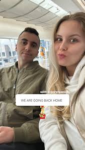 It's time to visit family and …. doctors 🤣 Flying home with Fedor Gorst 💛  See you in couple weeks! 🇺🇸 PS. I'm not pregnant lol! What's wrong with  you 😂