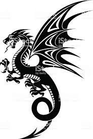 Dragon Noir Dragon Noir Cliparts Vectoriels Et Plus D Images De Antique Libre De Droi Idees De Tatouages Dragon Tatouage Dragon Tribal Illustration De Dragon
