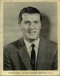 Press Photo University of North Carolina basketball coach Frank McGuir