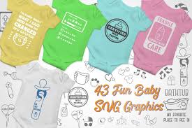 Download Baby Svg Bundle With 43 Graphics Illustrations For Onesies 270519 Illustrations Design Bundles