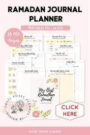 Ramadan Planner Ramadan Tracker Ramadan Journal Islamic Planner Floral Planner Printable A4 2021 Pdf In 2021 Ramadan Printables Ramadan Journal Planner