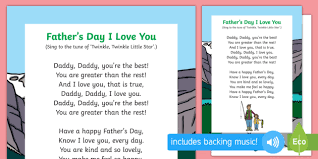 These are the best songs for dad on father's day that contemplate the complexities of fatherhood. Father S Day I Love You Song Teacher Made