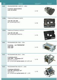 ➎ not applicable with electronic timer accessories (crz_7). Timers Washing Equipment Nuova Ricambi Srl