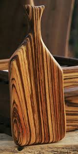Serving Board Zebra Wood Wood Shop Projects Zebra Wood Wood Chopping Board