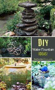 17 Classic Outdoor Water Fountain Ideas Projects The Garden Glove Diy Water Fountain Water Fountains Outdoor Diy Water