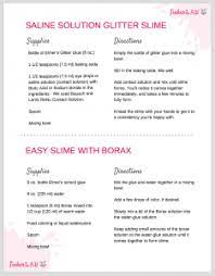 Empty the glue into a bowl. Easy Contact Solution Glitter Slime Tinkerlab