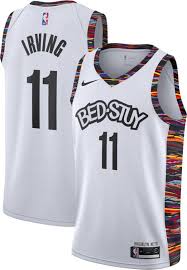 Kyrie irving moustache ride rapper naming your business people brand brooklyn nets nba players press kit kevin durant. Nike Men S Brooklyn Nets Kyrie Irving Dri Fit City Edition Swingman Jersey Dick S Sporting Goods