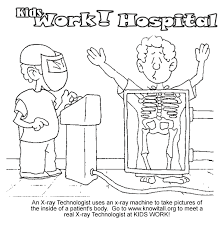 1 2 3 4 5 6 7 8 9 10 11 12 13 14. X Ray Technologist Coloring Page Kids 149315 Png Images Pngio