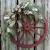 Wagon Wheel In Front Yard