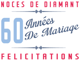 Quoi offrir pour le 60e anniversaire de mariage ? 60 Ans De Mariage Noces De Diamant Symbole Idees Cadeaux Nosanneesdemariage Fr