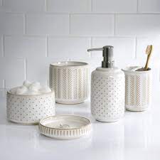 Maybe you would like to learn more about one of these? Better Homes Gardens Modern Farmhouse Reactive Glazed Textured Cerami In 2021 Farmhouse Bathroom Accessories Modern Farmhouse Decor Bathroom Farmhouse Bathroom Decor