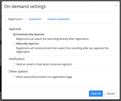 On Demand Recordings Zoom Help Center