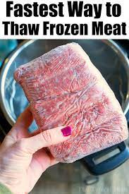 Add frozen ground beef on top of the trivet, in a big block. Instant Pot Frozen Ground Beef Can Be Thawed And Cooked In No Time At All If You Re Fo Instant Pot Recipes Easy Instant Pot Recipes Instant Pot Dinner Recipes