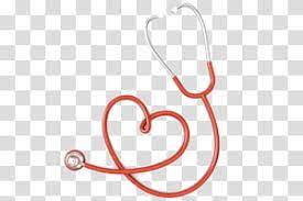 Orange And Gray Stethoscope Stethoscope Heart Myocardial Infarction Physician Stetoskop Transparent Background Pn Clip Art Red Hearts Art Broken Heart Emoji