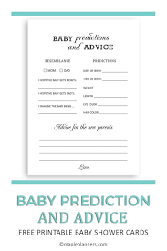 Like cards against humanity, babies against parenthood is a funny, multiplayer party game.this version is more pg, but thankfully that's open to interpretation 😉 this game is fun for baby showers, or a late night with friends also in the parenting way. Free Printable Baby Prediction And Advice Cards Baby Shower Games