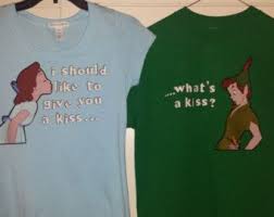 Peter Pan And Wendy Couple Shirts Perfect For The Disney Couple You Are Disney Couple Shirts Disney Attire Disney Bound Outfits