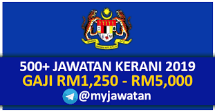 Jawatan kosong terbaru kali ini ditawarkan di suruhanjaya koperasi malaysia. 500 Jawatan Kosong Kerani Sektor Kerajaan Amp Swasta Ambilan 2019