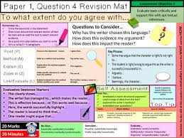 The emotion behind the lines, however, was harder to come by. Aqa English Language Paper 1 Question 4 Teaching Resources