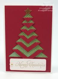 Lace Christmas Tree Stampin Up Australia Independent Demonstrator Tanya Bell Sunshine Coa Christmas Cards Handmade Christmas Tree Cards Christmas Cards