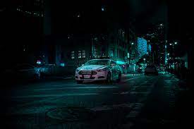 City animated digital wallpaper, cyberpunk, neon, night, building exterior. Night Car Pictures Download Free Images On Unsplash