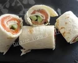 Recette De Wrap Au Saumon Et Au Concombre Par Cuisine Light Autres Recette Recette Wrap Saumon Recette Wrap Cuisine