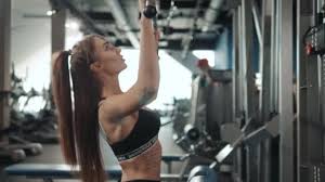 sport with perfect fitness body