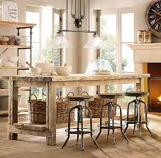 Kitchen island styles & budgets. Salvaged Wood Island