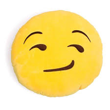  Smirking Emoji Pillow Emoji Pillows Plush Emoji Funny Pillows