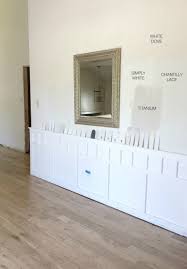 The ultimate white paint color! Benjamin Moore Simply White Dove Chantilly Lace Simply White Benjamin Moore White Doves Best White Paint