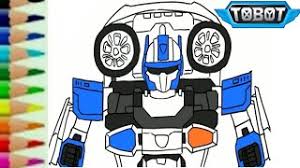 Gambar tersebut bisa anda download langsung. Belajar Menggambar Tobot C Robot Transformers Carbot Mewarnai Mobil Polisi Tobot ë˜ë´‡ Youtube